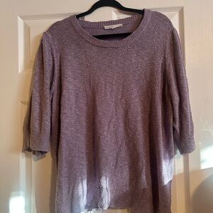 Cleo Women's Lavender Crew Neck Sweater